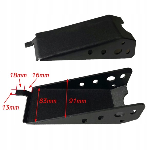 Snakeman 4WD  Suzuki jimny jb43 (98-18) steel swing arm mounting guards snakeman 4wd