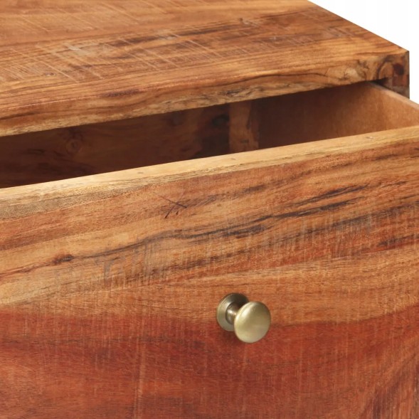 WXQP 320917 Vidaxl console table, 90x35x75 cm, raw acacia wood