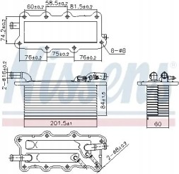 Nissens 96122 Intercooler 96122 nissens