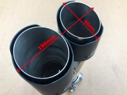 ZR S.169/46. Obejma Tip right overlay double beveled sports inlet 64mm outlet 190mm