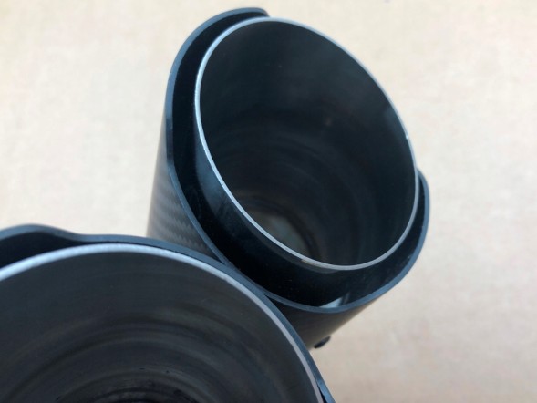 ZR S.169/46. Obejma Tip right overlay double beveled sports inlet 64mm outlet 190mm