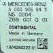 Mercedes-Benz OE SENSOR CZUJNIK NOX A0009058411 MERCEDES Sensor nox a0009058411 mercedes - continental vitesco