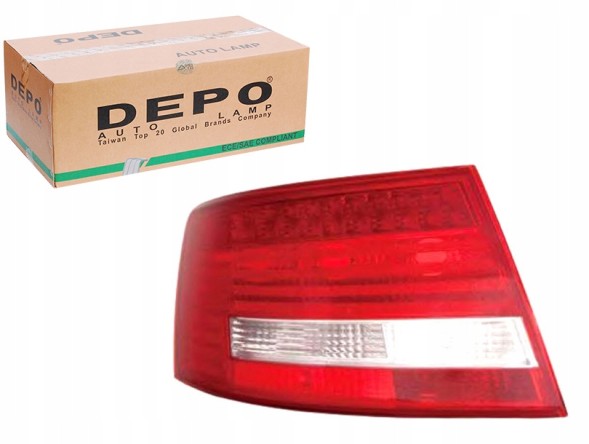 Abakus  Audi a6 c6 sedan 04-08 rear lamp led left new