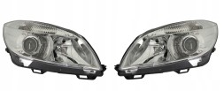 TYC Left + right lamps front headlight set skoda roomster fabia praktik
