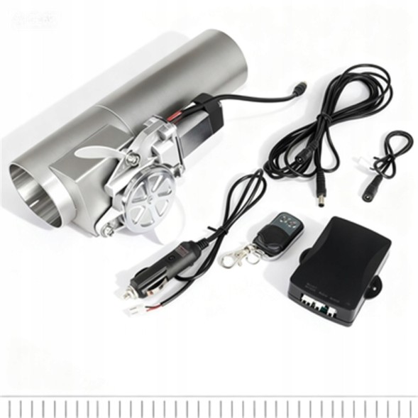 CHINA  Straight exhaust throttle 2,5" 63mm electric remote controlled