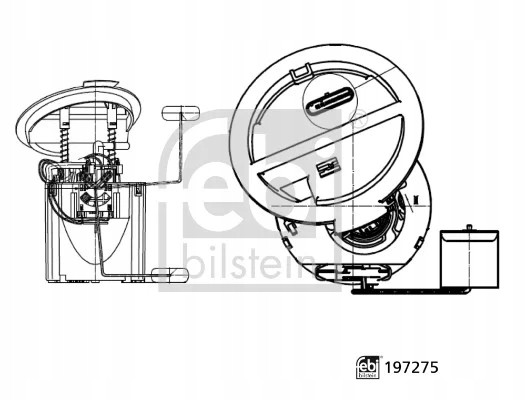 Febi Bilstein 197275 Fuel supply unit fe197275