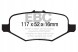 EBC  Ebc green stuff pads rear - ford explorer, flex 2013-2019 3.5 twin turbo