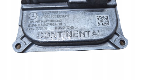 Mercedes-Benz OE PRZETWORNICA MODUŁ LAMPY LED MERCEDES W177 W247 W205 4104 Inverter led lamp module mercedes w177 w247 w205 oe a2479004104 oryg