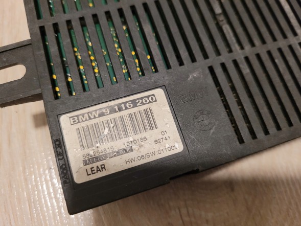 BMW OE BMW 7 E65 LIFT MODUŁ STEROWNIK ŚWIATEŁ 9116260 ORYGINAŁ Bmw 7 e65 lift module light controller 9116260 original
