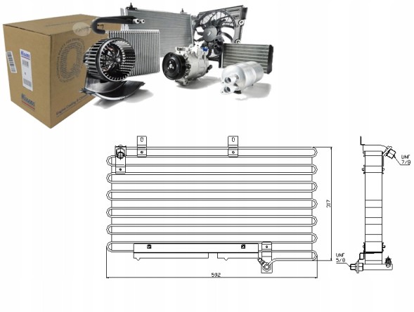 Nissens 1007263728 NIS Nissens air conditioning cooler audi 94000