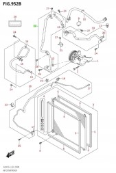 Suzuki OE 95710-80S00 Suzuki swift mk8 - condenser air conditioning cable - bulkhead wall 1.2 hu