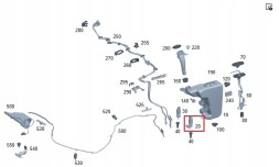 Mercedes-Benz OE A1778660000 Mercedes cla w177 w223 w247 eqa eqb oe window washer pump