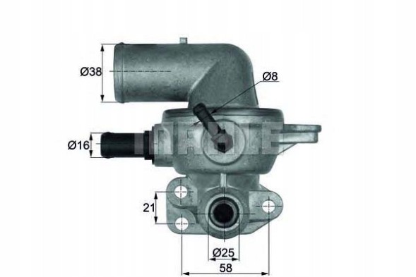 Behr 86370405 BEH Behti 133 88d thermostat chrysler 88c voyager iv 2, + driver assistant #33