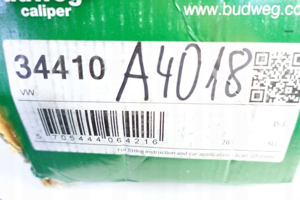 Budweg Caliper 34410 Clamp front left hunchback kaefer 34410 girling 40mm 113615107b