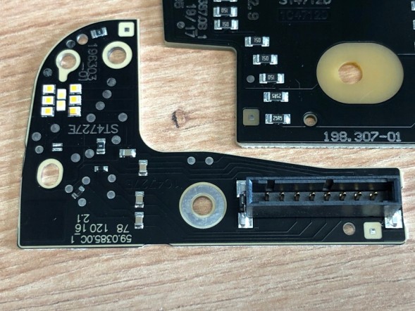 WOLLER LED DRL H.196/8. Led module kit drl left color white for audi a6 a6l c7 2016-18 headlight