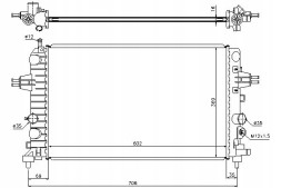 Nissens PRO/63028A NIS Engine cooler opel astra h astra h classic ast + collision assistant #34