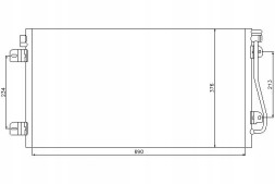 Nissens NIS94660(iMOTO) Air conditioning condenser nissan interstar opel mova + driver's essential #37
