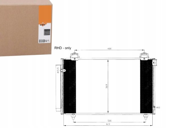 NRF  Air conditioning condenser toyota for english version + collision assistant #34