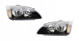 TYC 3202101E+3202091E Ford focus ii headlight front lamp front left right halogen set