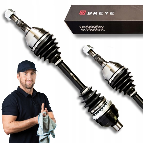 BRV B1735 Half axle right opel meriva b (s10) 1.7 cdti manual new