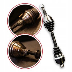 BRV B1735 Half axle right opel meriva b (s10) 1.7 cdti manual new