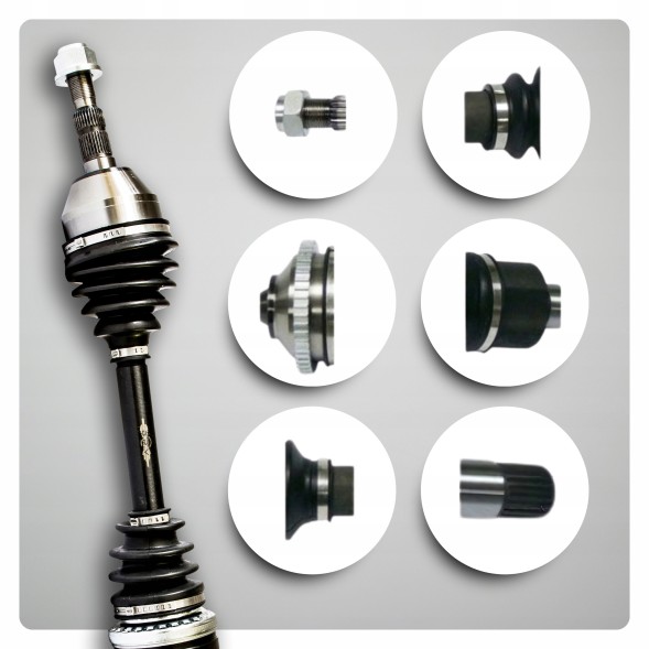 BRV B1735 Half axle right opel meriva b (s10) 1.7 cdti manual new