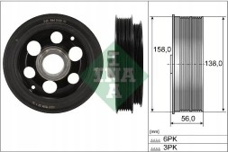 Schaeffler INA 544 0180 10 Pulley 544 0180 10 ina ford focus iv