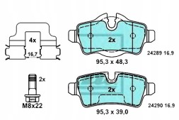 ATE  Ate13.0470-2714.2 set of brake pads ceramic + driver's assistant #33