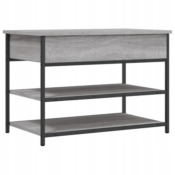 Facar  Vidaxl shoe bench, grey sonoma oak, 70x42,5x50 cm
