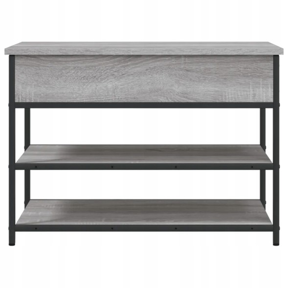 Facar  Vidaxl shoe bench, grey sonoma oak, 70x42,5x50 cm