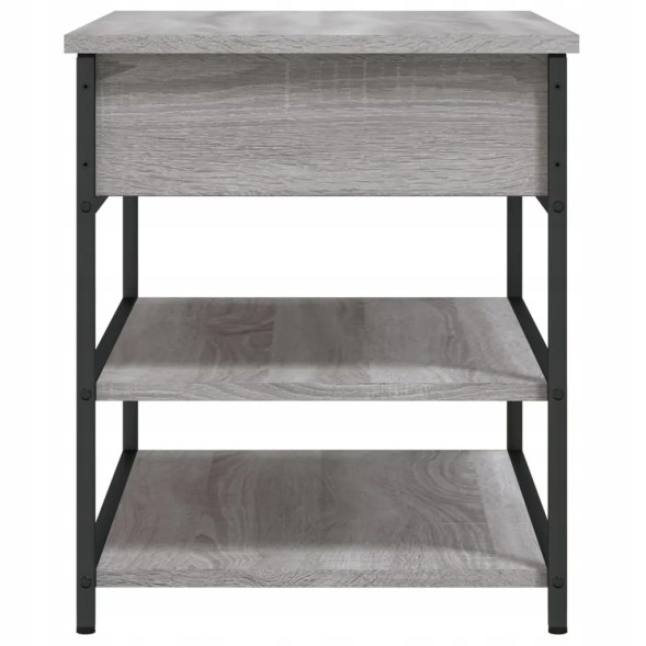 Facar  Vidaxl shoe bench, grey sonoma oak, 70x42,5x50 cm