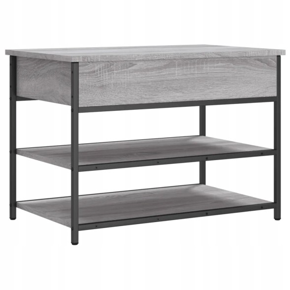 Facar  Vidaxl shoe bench, grey sonoma oak, 70x42,5x50 cm