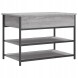 Facar  Vidaxl shoe bench, grey sonoma oak, 70x42,5x50 cm