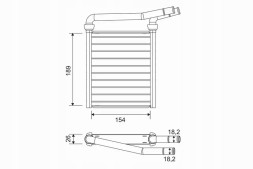 Valeo 811626 Valeo 811626 heat exchanger, interior heating 811626