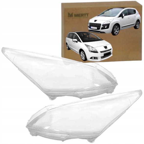 Mertt MRT-2033042 Right left lampshade front lamp reflector glass peugeot 3008 5008 09-13
