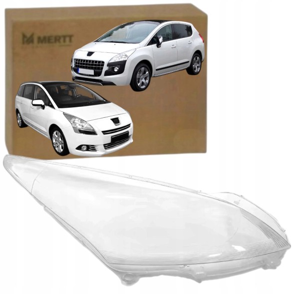 Mertt MRT-2033042 Right left lampshade front lamp reflector glass peugeot 3008 5008 09-13