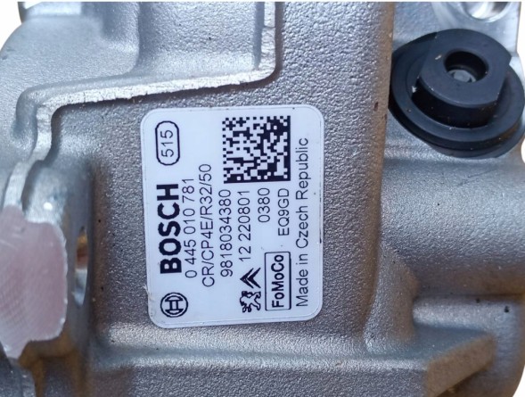 Peugeot OE 9818034380 New injection pump 0445010781 original bosch 9818034380