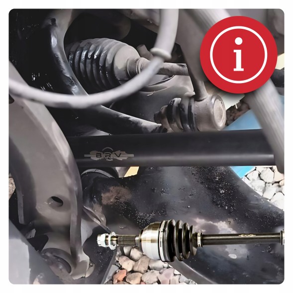 BRV  Right half axle peugeot 208 i (ca) 1.0 1.2 vti 1.6 thp 1.4 hdi 1.6 hdi manual