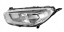 AutoDor  Ford transit courier headlight front left halogen silver frame
