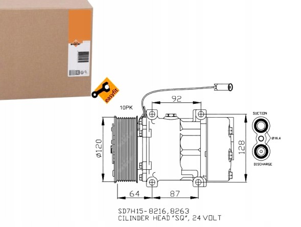 NRF 32709 Air conditioning compressor nrf