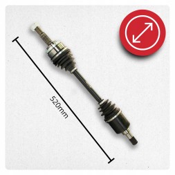 BRV Half axle left nissan primera (p12) 1.8 115km new