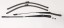 Volkswagen OE 7E1955409D 7E1955410D Aero wiper arm blade set front original vw transporter t5 t6
