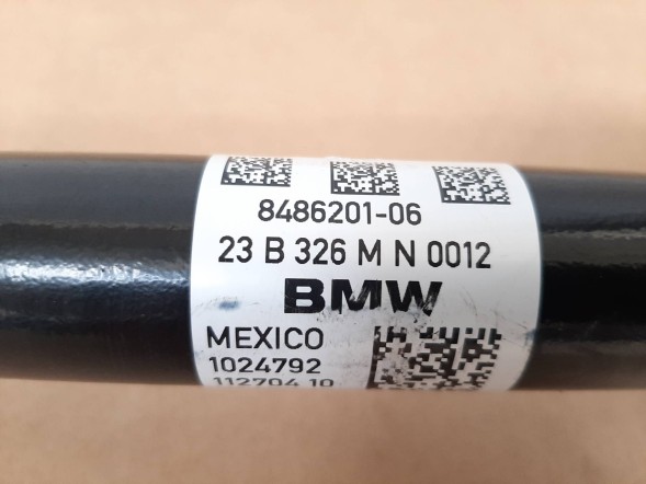 BMW OE PÓŁOŚ PRZÓD LEWA 8486201 BMW X5 G05 24r LCI ORYGINAŁ IGŁA 12TYŚKM Half axle front left bmw x5 g05 x6 g06 x7 g07 x5m f95 x6m f96