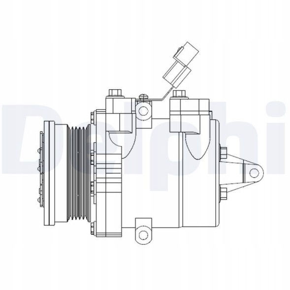 Delphi  Compressor klim.Mitsubishi colt 08- - delphi cs20534