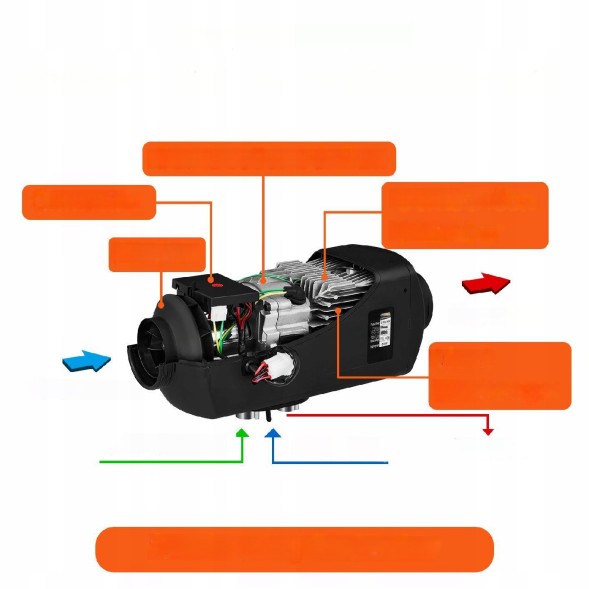 CHINA 5907021406949 Heater parking heater 12v 8kw