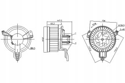 Nissens NIS87259/RS7 Nissens blower fan nis, 87259
