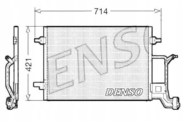 Denso  Denso air conditioning cooler audi a4, a6 + driver assistant #28