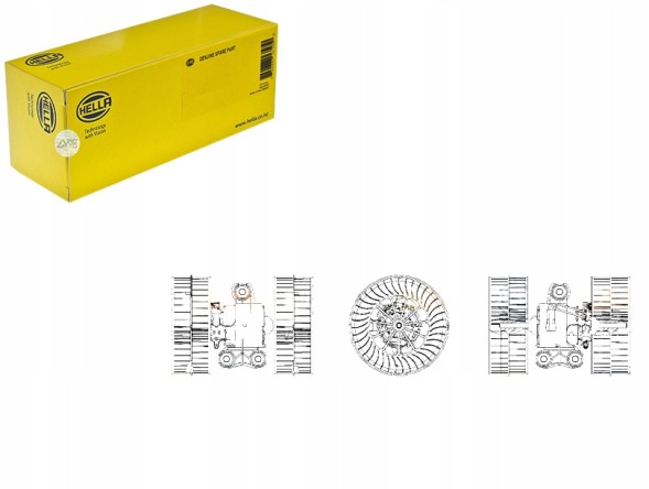 Hella 8EW 009 158-171 Fan mercedes vito 2003 - 2010 original