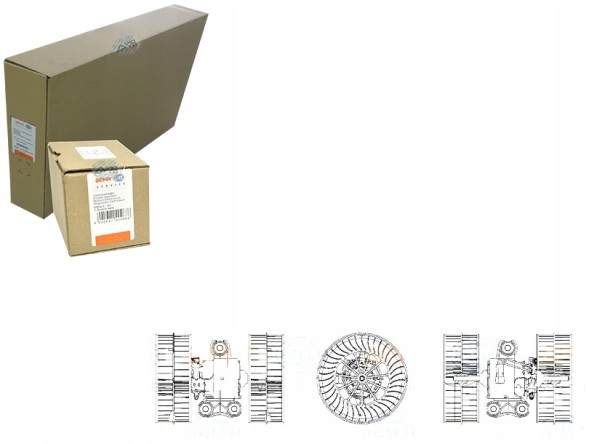 Hella 8EW 009 158-171 Fan mercedes vito 2003 - 2010 original