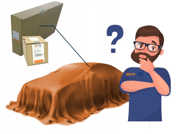 Hella 8EW 009 158-171 Fan mercedes vito 2003 - 2010 original